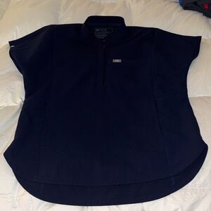 Figs Montex Scrub Top - Navy, SMALL